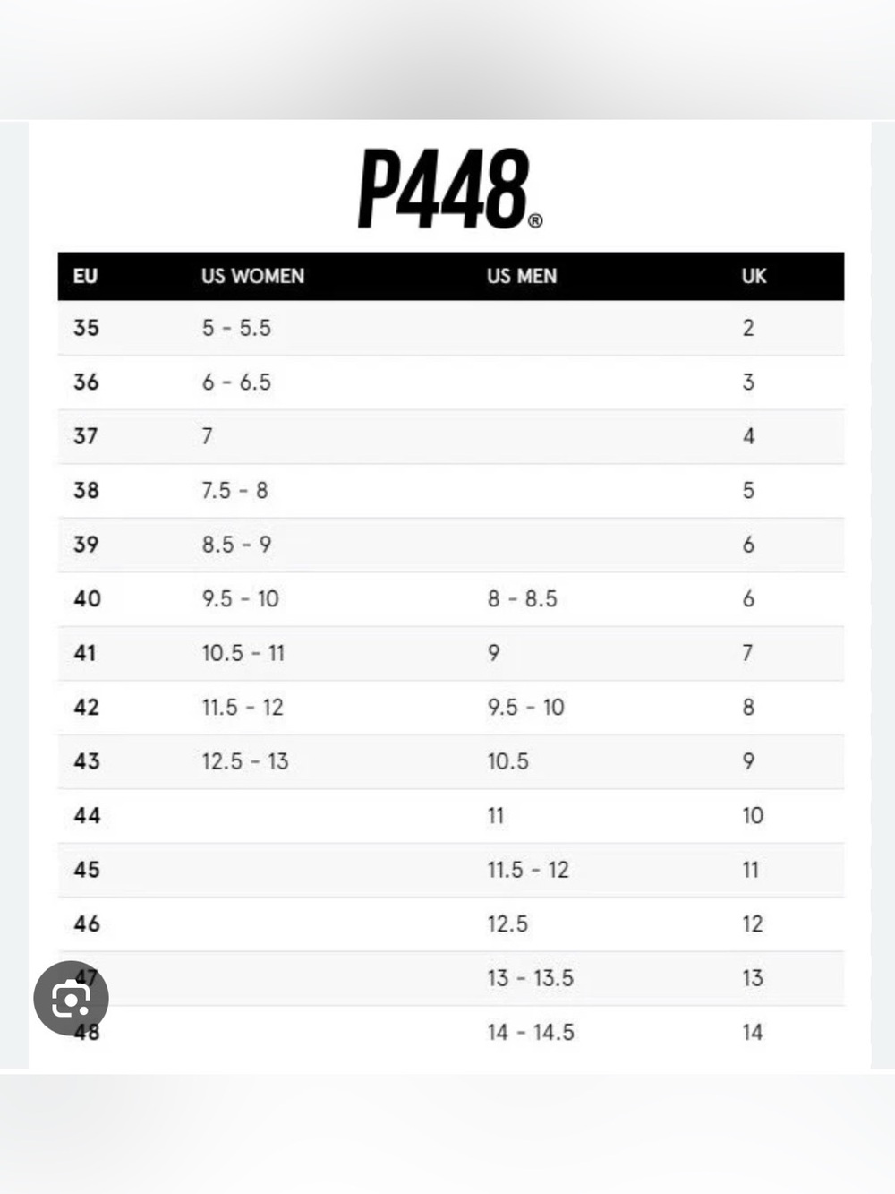 P448 John sneakers black side vented panels light grey suede toe caps/trim. 41 - Picture 8 of 8